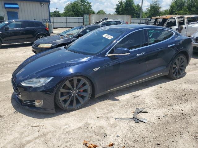 TESLA MODEL S 85 2015 with VIN 5YJSA1H26FFP76208 - Photo from auction
