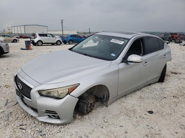 INFINITI Q50 BASE 2014 with VIN JN1BV7AR6EM693580 - Photo from auction
