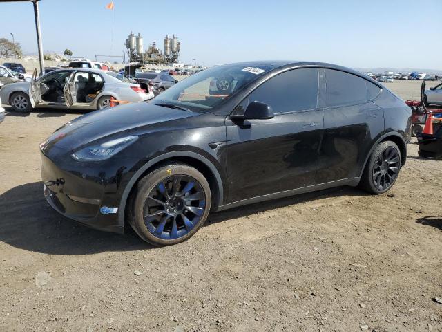TESLA MODEL Y 2021 with VIN 5YJYGAEE4MF159149 - Photo from auction