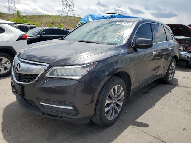 ACURA MDX TECHNO 2014 with VIN 5FRYD4H47EB005838 - Photo from auction