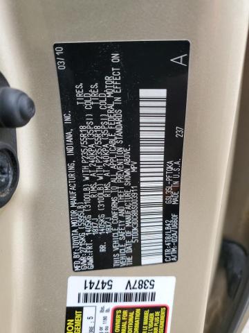 Photo 14 from auction – 2011 TOYOTA SIENNA XLE with VIN 5TDDK3DC8BS003911