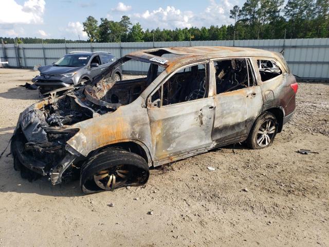 HONDA PILOT EXLN 2016 with VIN 5FNYF6H73GB092674 - Photo from auction