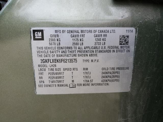 Photo 14 from auction – 2015 GMC TERRAIN SL with VIN 2GKFLXEK6F6213575