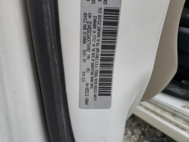 Photo 14 from auction – 2019 DODGE GRAND CARA with VIN 2C4RDGCGXKR754982