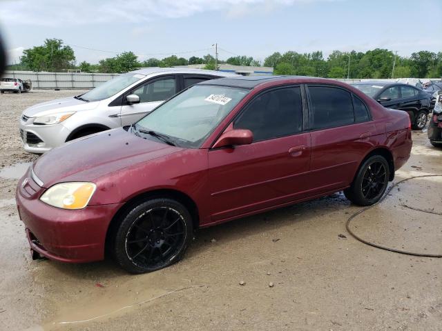 HONDA CIVIC EX 2003 with VIN 1HGES257X3L030709 - Photo from auction
