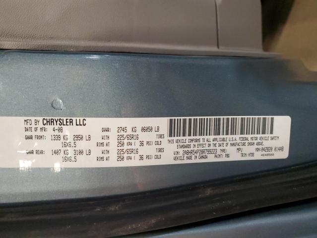 Photo 14 from auction – 2008 CHRYSLER TOWN & COU with VIN 2A8HR54P28R799223