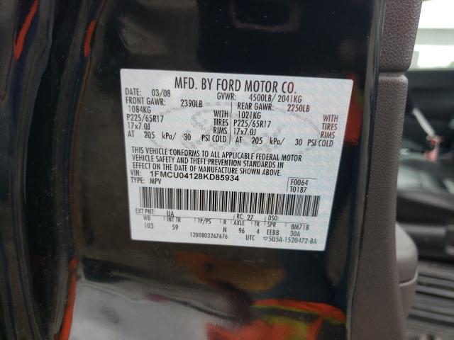 Photo 14 from auction – 2008 FORD ESCAPE LIM with VIN 1FMCU04128KD85934