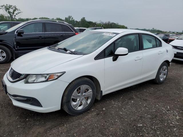 HONDA CIVIC LX 2013 with VIN 19XFB2F55DE068553 - Photo from auction