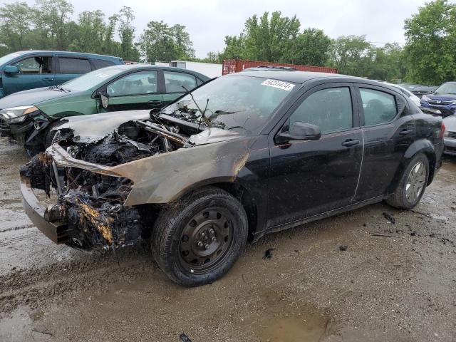 DODGE AVENGER SE 2012 with VIN 1C3CDZAB2CN134400 - Photo from auction
