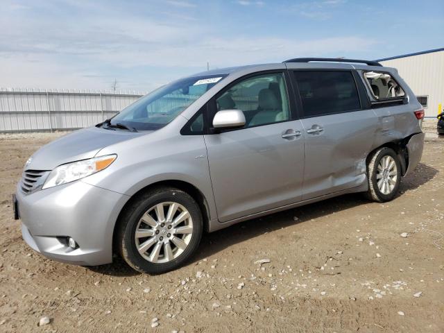 TOYOTA SIENNA XLE 2017 with VIN 5TDDZ3DC5HS162616 - Photo from auction