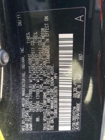 Photo 14 from auction – 2011 TOYOTA SIENNA LE with VIN 5TDKK3DC8BS153878
