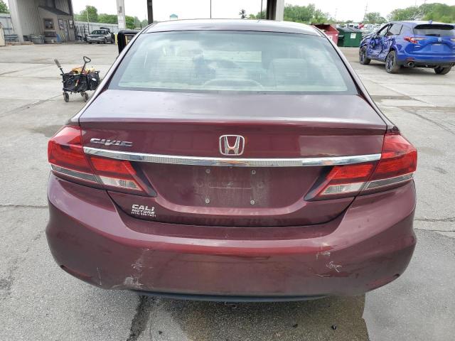 Photo 6 from auction – 2013 HONDA CIVIC LX with VIN 19XFB2F59DE016648