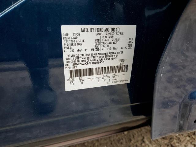 Photo 14 from auction – 2020 FORD EDGE TITAN with VIN 2FMPK3K98LBB59935