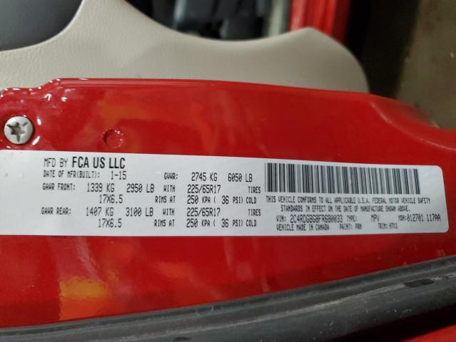 Photo 14 from auction – 2015 DODGE GRAND CARA with VIN 2C4RDGBG8FR680033