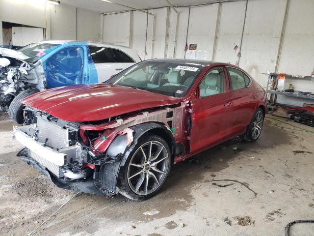 GENESIS G70 BASE 2022 with VIN KMTG34TA5NU091818 - Photo from auction