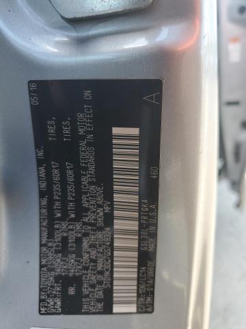 Photo 14 from auction – 2016 TOYOTA SIENNA XLE with VIN 5TDYK3DC7GS749324