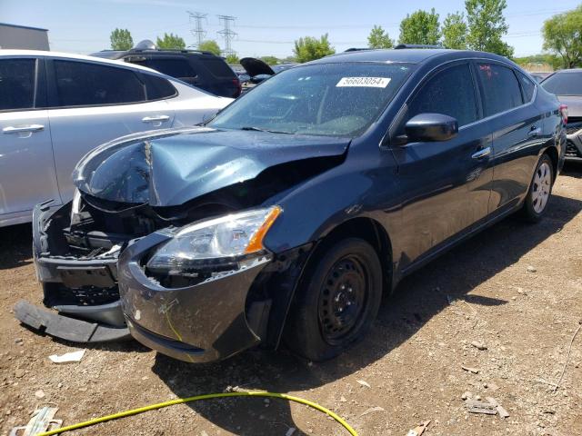 NISSAN SENTRA S 2013 with VIN 1N4AB7AP8DN906110 - Photo from auction