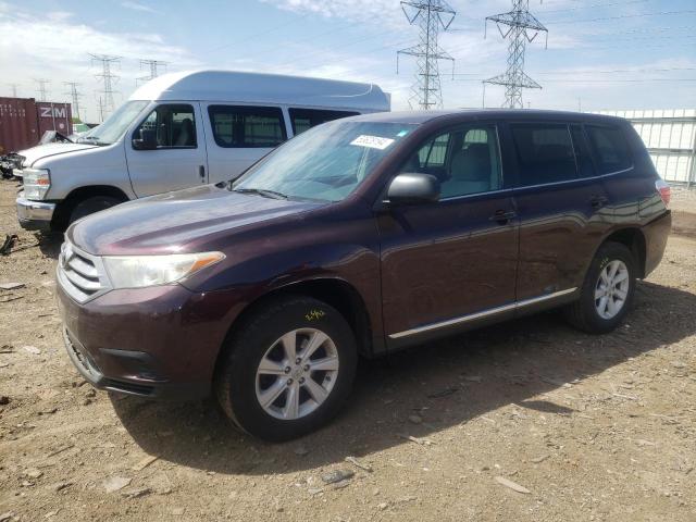 TOYOTA HIGHLANDER 2013 with VIN 5TDZK3EHXDS125141 - Photo from auction