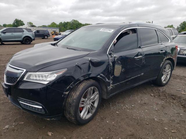 ACURA MDX ADVANC 2014 with VIN 5FRYD4H84EB037553 - Photo from auction