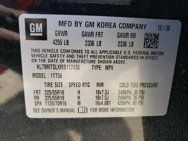 Photo 14 from auction – 2021 CHEVROLET TRAILBLAZE with VIN KL79MTSLXMB117435