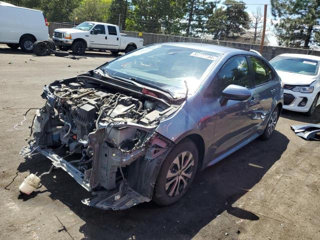 TOYOTA COROLLA LE 2021 with VIN JTDEAMDE1MJ002033 - Photo from auction