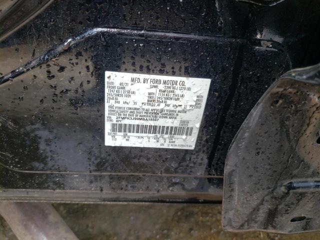 Photo 14 from auction – 2021 FORD EDGE SEL with VIN 2FMPK3J99MBA18567