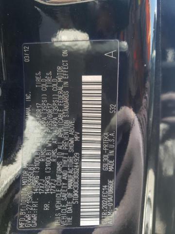Photo 14 from auction – 2012 TOYOTA SIENNA LE with VIN 5TDKK3DC3CS244929