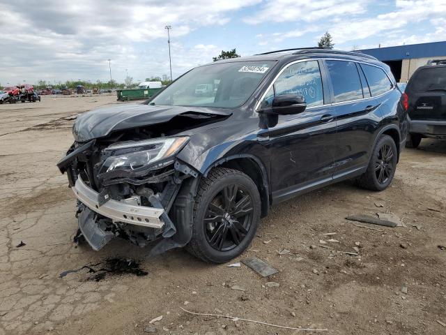 HONDA PILOT SE 2021 with VIN 5FNYF6H23MB020518 - Photo from auction