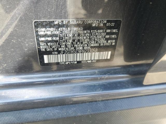 Photo 14 from auction – 2023 SUBARU CROSSTREK with VIN JF2GTHSC9PH233058