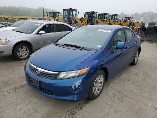 HONDA CIVIC LX 2012 with VIN 19XFB2F55CE315391 - Photo from auction