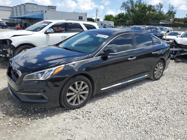 HYUNDAI SONATA SPO 2016 with VIN 5NPE34AF0GH352497 - Photo from auction