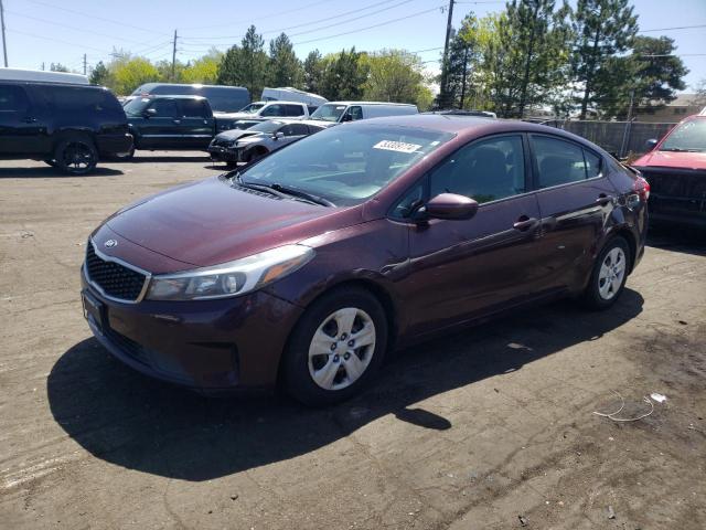 KIA FORTE 2017 with VIN 3KPFK4A77HE140282 - Photo from auction