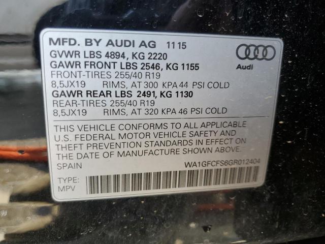 Zdjęcie 14 z aukcji – 2016 AUDI Q3 PRESTIG z VIN WA1GFCFS6GR012404