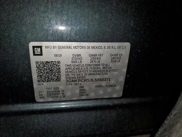 Photo 14 from auction – 2020 CHEVROLET BLAZER 2LT with VIN 3GNKBCRS3LS550371