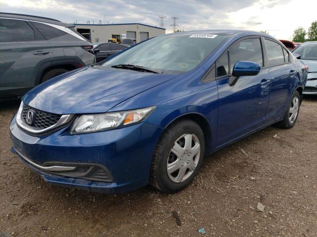 HONDA CIVIC LX 2015 with VIN 19XFB2F5XFE023479 - Photo from auction