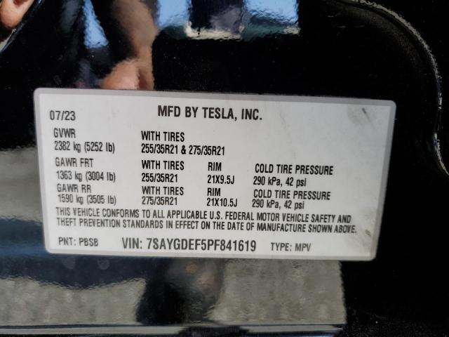 Foto 14 de la subasta – 2023 TESLA MODEL Y con VIN 7SAYGDEF5PF841619