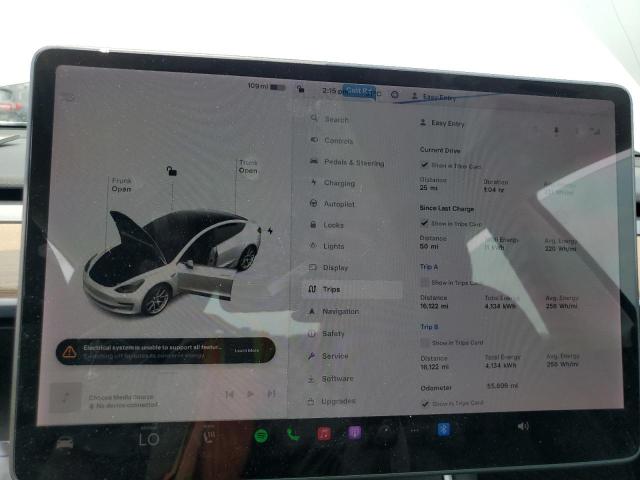 Photo 9 from auction – 2020 TESLA MODEL 3 with VIN 5YJ3E1EA9LF632071