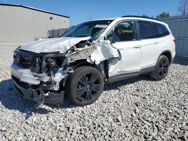 HONDA PILOT SE 2022 with VIN 5FNYF6H23NB003333 - Photo from auction