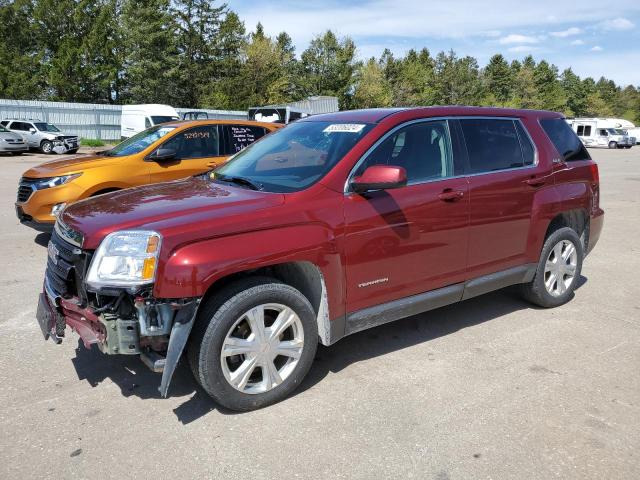 GMC TERRAIN SL 2017 with VIN 2GKALMEK1H6250934 - Photo from auction