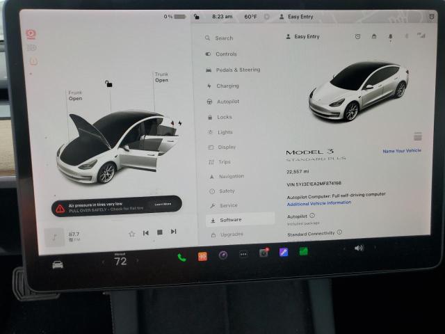 Photo 9 from auction – 2021 TESLA MODEL 3 with VIN 5YJ3E1EA2MF874198