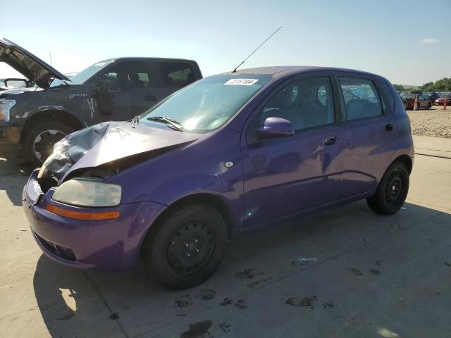 CHEVROLET AVEO BASE 2007 with VIN KL1TD66627B731115 - Photo from auction