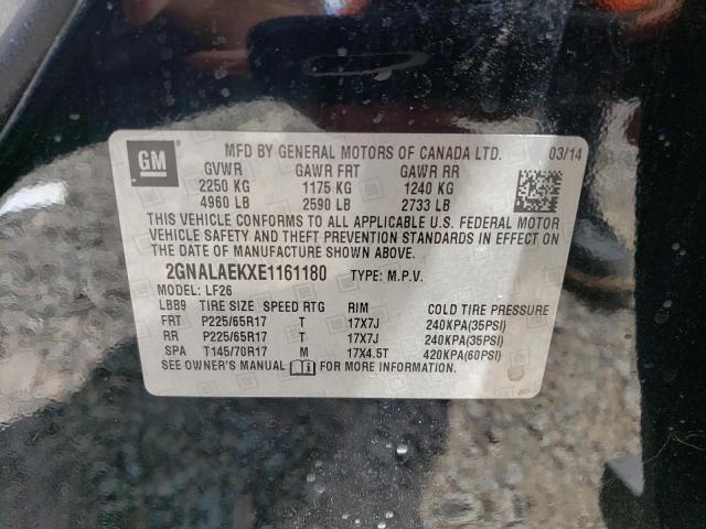 Photo 14 from auction – 2014 CHEVROLET EQUINOX LS with VIN 2GNALAEKXE1161180