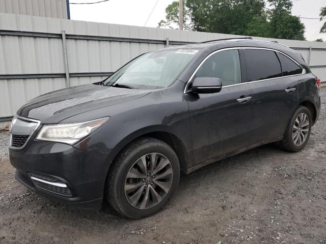Foto 1 de la subasta – 2016 ACURA MDX TECHNO con VIN 5FRYD4H60GB025787