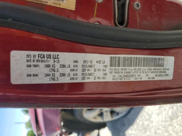 Photo 14 from auction – 2016 JEEP COMPASS SP with VIN 1C4NJCBA8GD568574