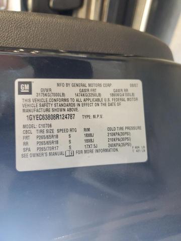 Photo 14 from auction – 2008 CADILLAC ESCALADE L with VIN 1GYEC63808R124787