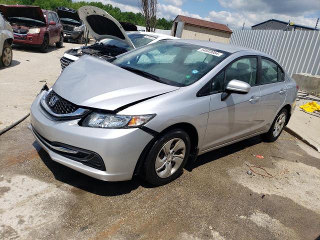 HONDA CIVIC LX 2015 with VIN 19XFB2F5XFE110637 - Photo from auction