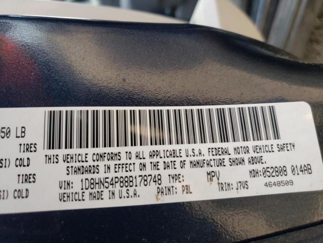 Photo 14 from auction – 2008 DODGE GRAND CARA with VIN 1D8HN54P88B178748