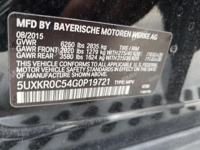 Photo 14 from auction – 2016 BMW X5 XDRIVE3 with VIN 5UXKR0C54G0P19721