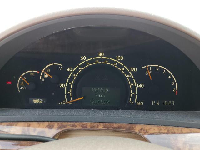 Photo 9 from auction – 2000 MERCEDES-BENZ S with VIN WDBNG75J7YA038440