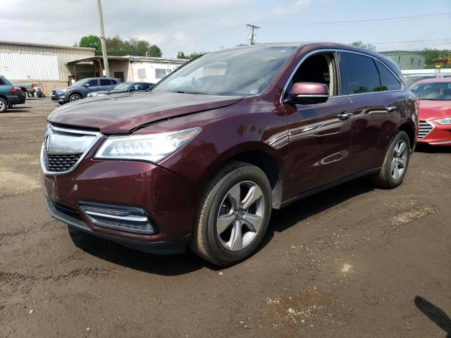 ACURA MDX 2016 with VIN 5FRYD4H21GB054020 - Photo from auction